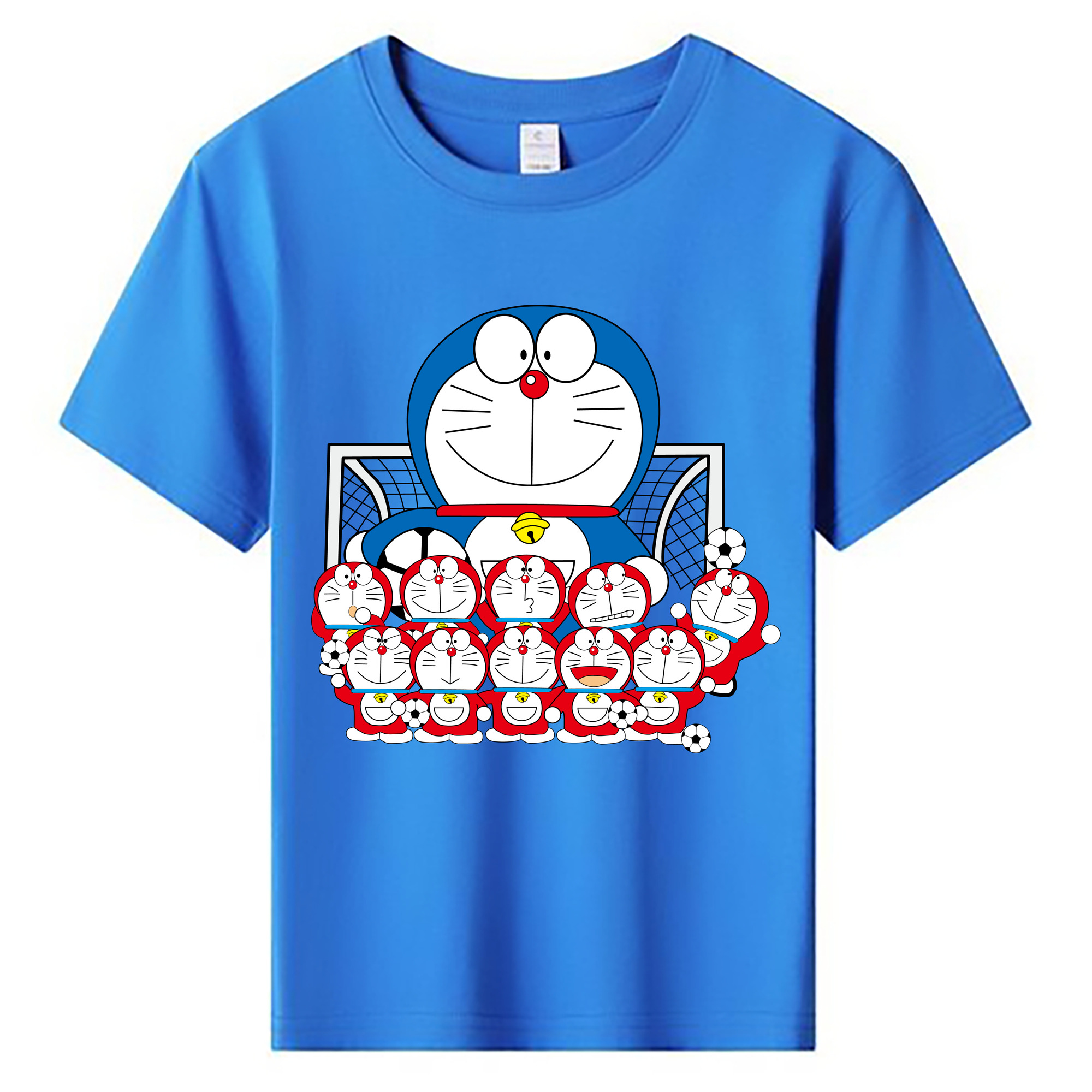 （画像用） ドラえもん Doraemon 綿100％キッズTシャツ（フロントプリント）